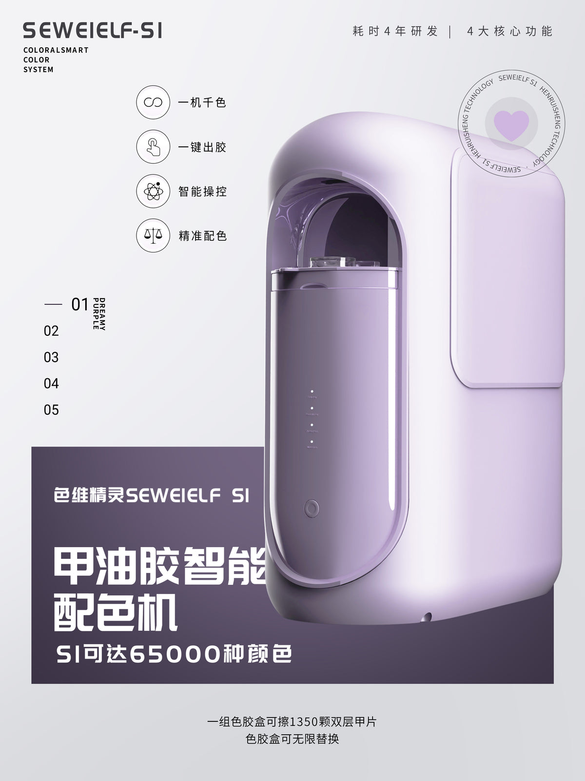 SEWEIELF S1 – 智能甲油胶配色机
