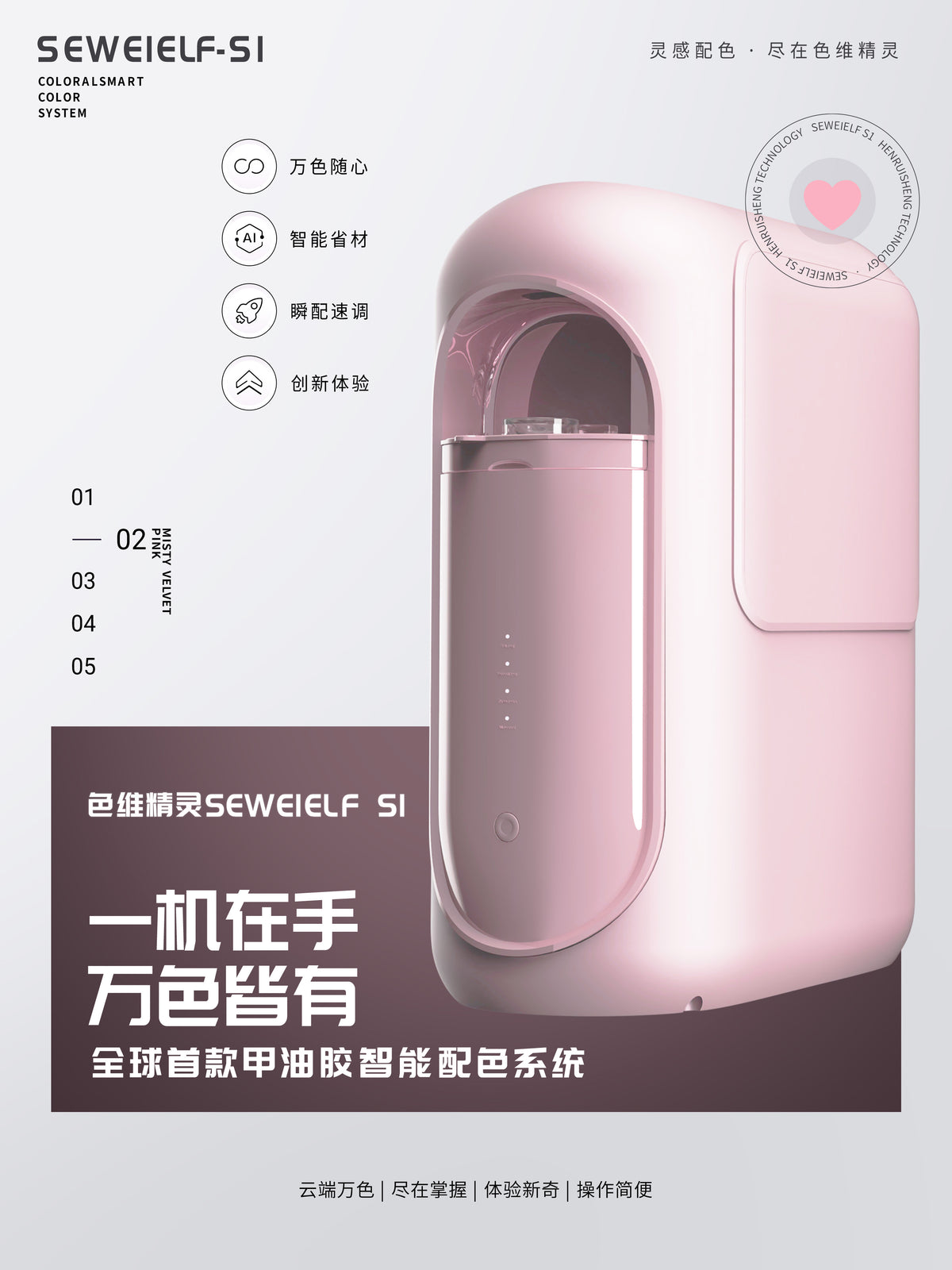 SEWEIELF S1 – 智能甲油胶配色机