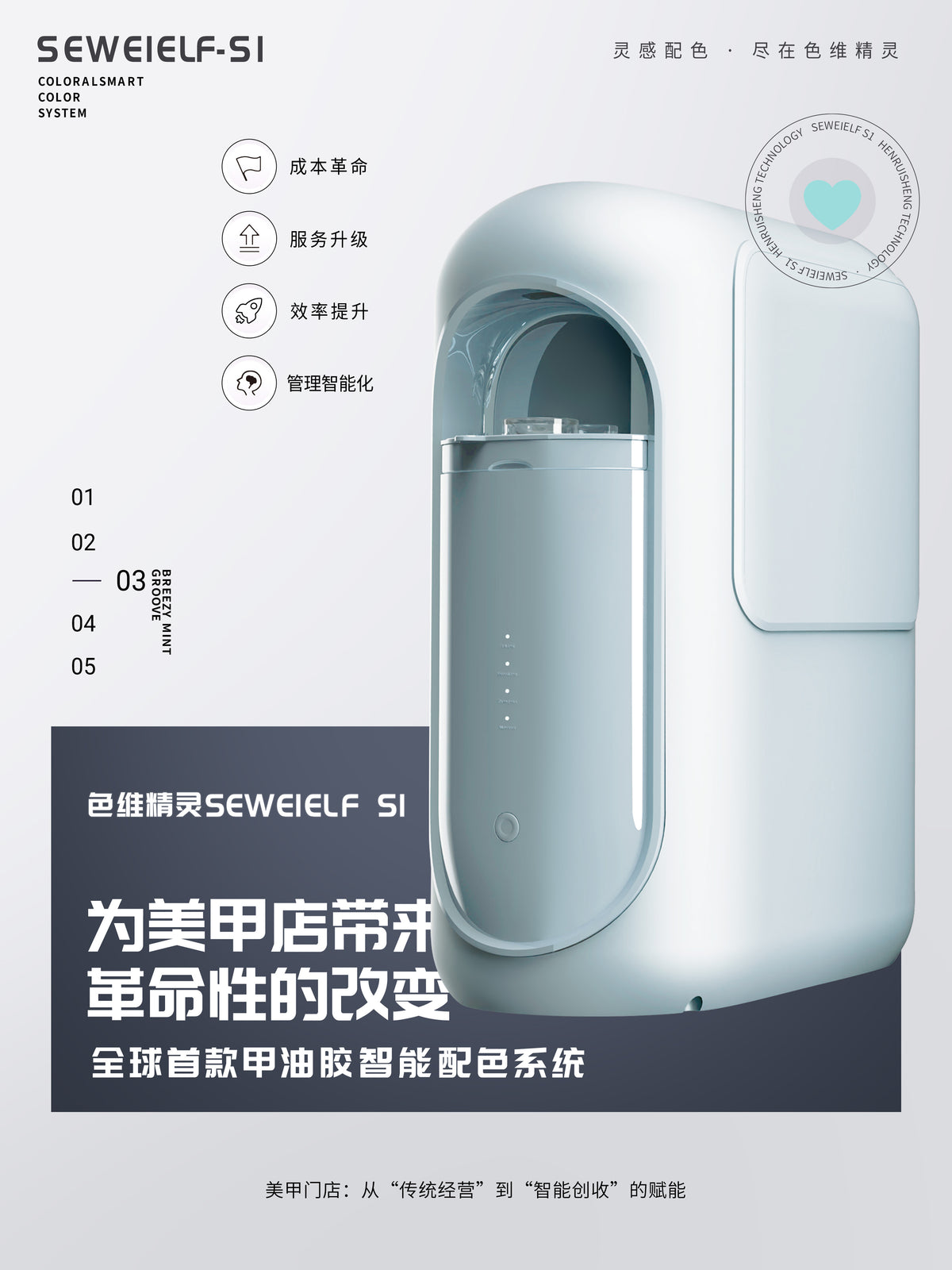 SEWEIELF S1 – 智能甲油胶配色机